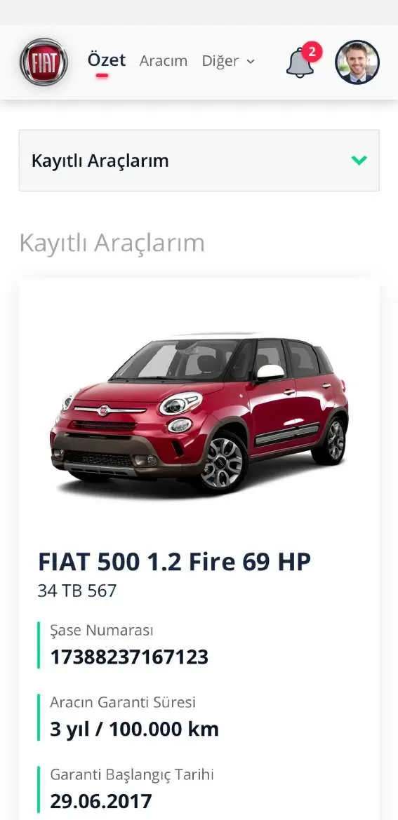 MyFiat on mobile