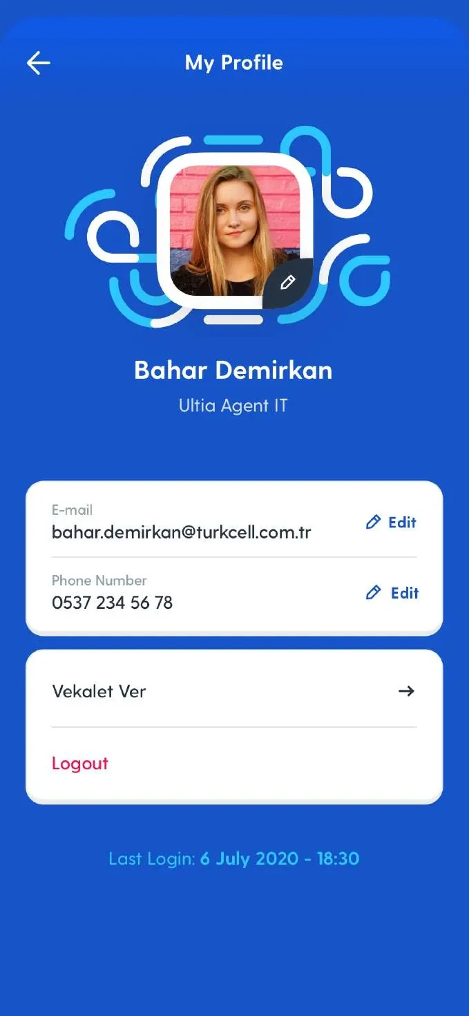 Ultia mobile app