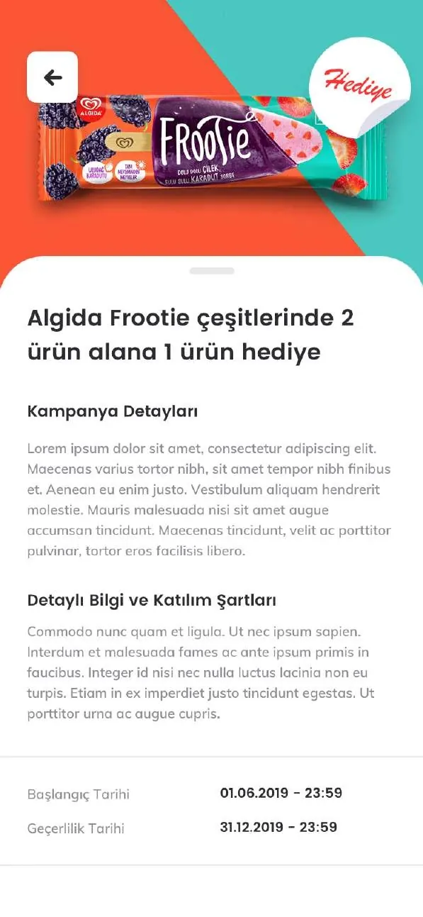 Algida store app